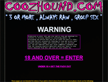 Tablet Screenshot of coozhound.com